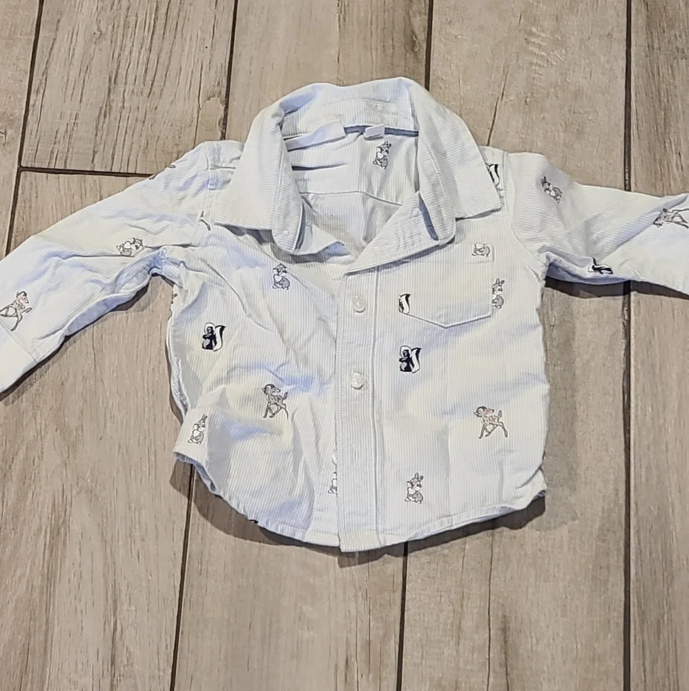 🍦Baby gap Bambi Disney button down🌻